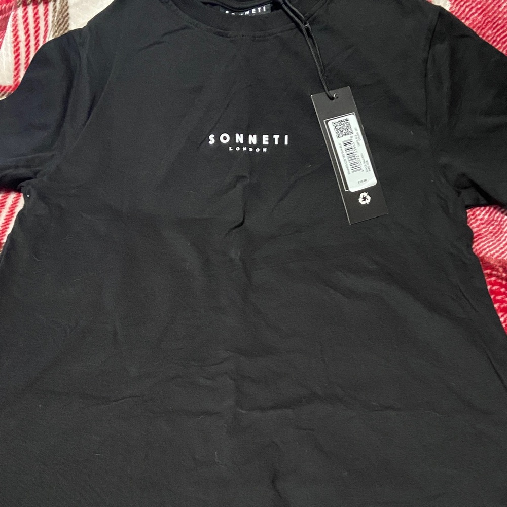 Black Short Sleeve Men's Tee
